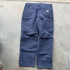 VTG Carhartt navy blue carpenter pants relaxed fit 38 x 32
